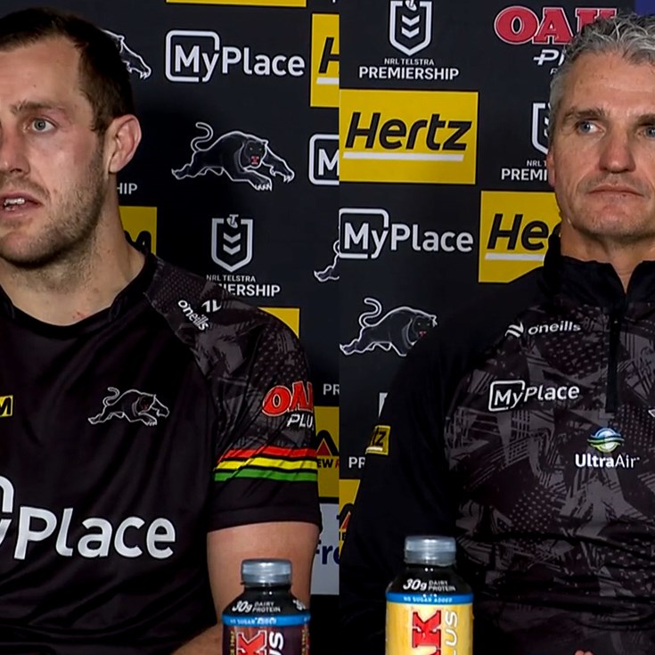 Press Conference: Panthers v Raiders