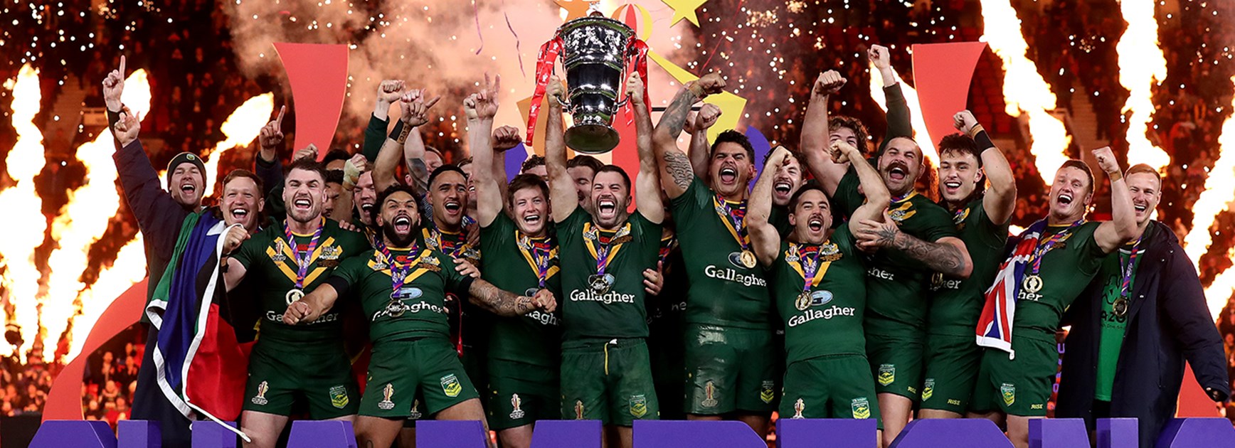 Captain Fantastic: Tedesco leads Kangaroos to World Cup glory