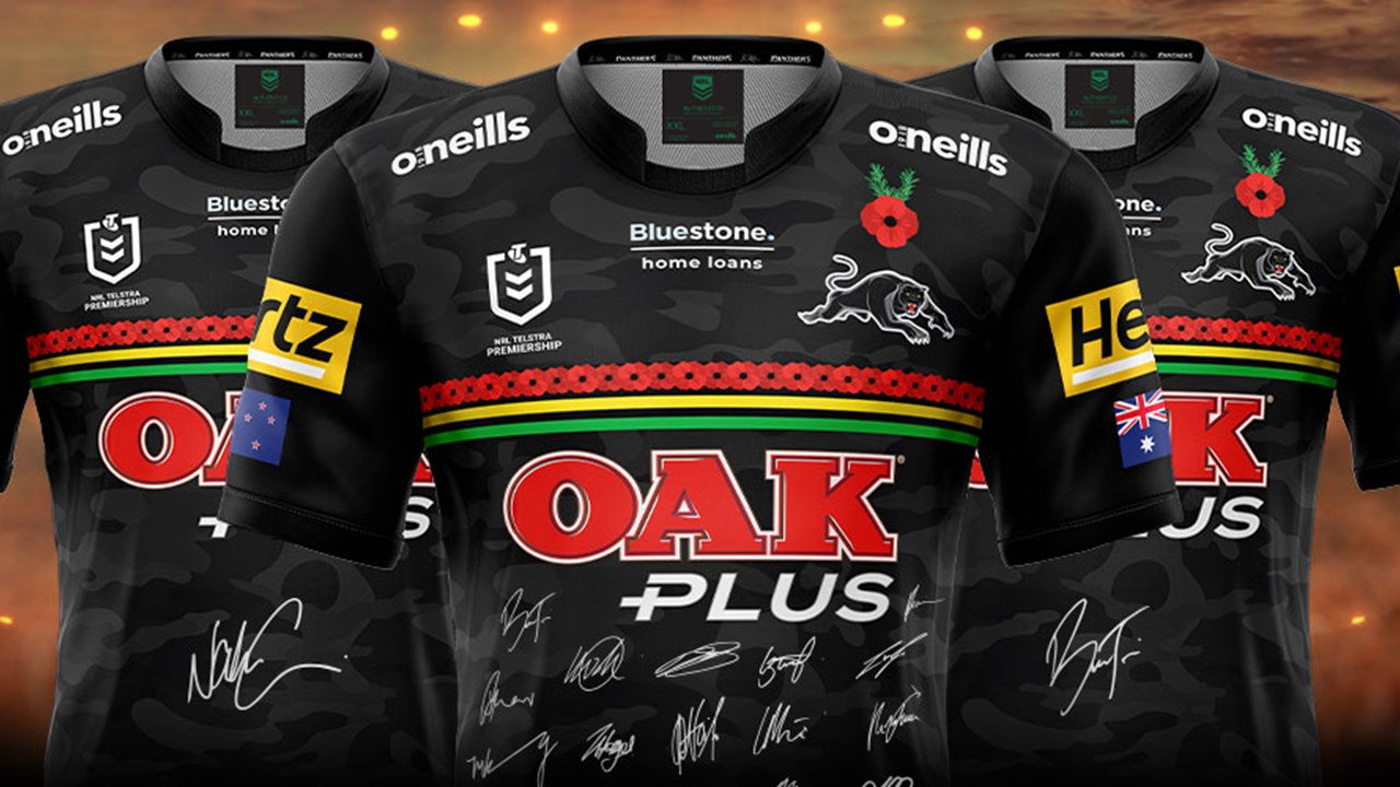 Penrith Panthers NRL 2022 O'Neills ANZAC Jersey Sizes S-7XL! *In Stock*