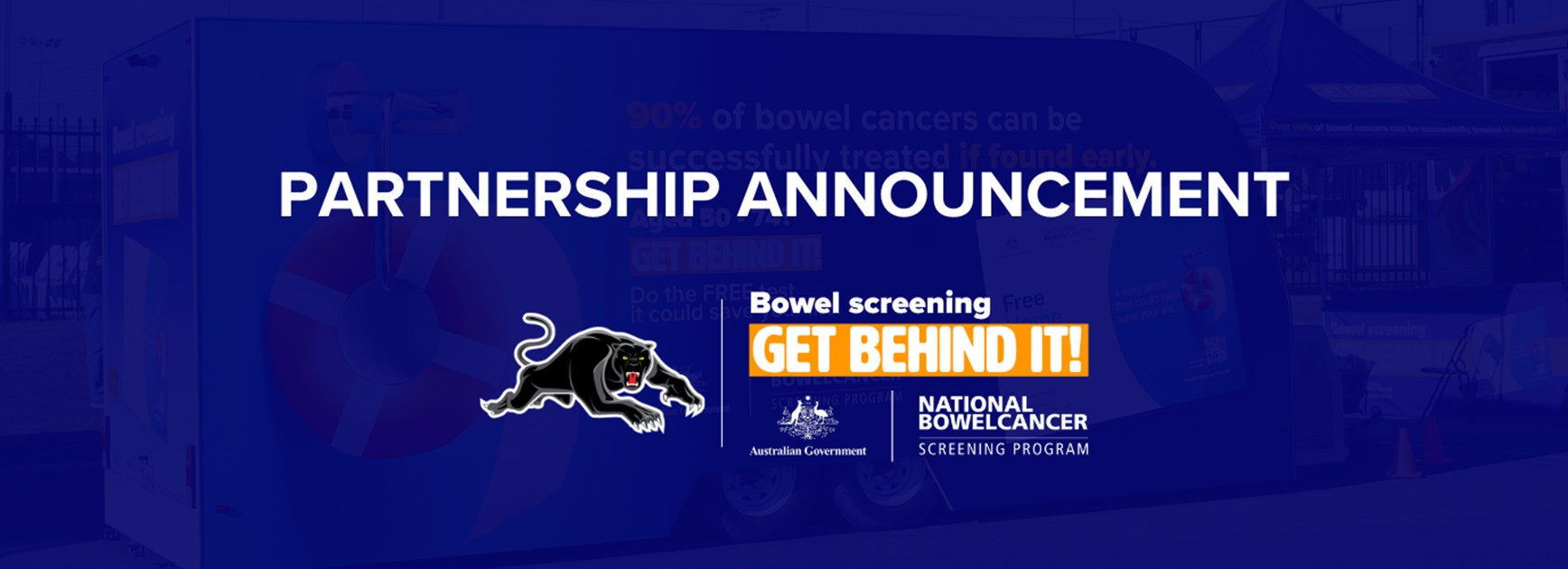 Panthers backs lifesaving bowel cancer program