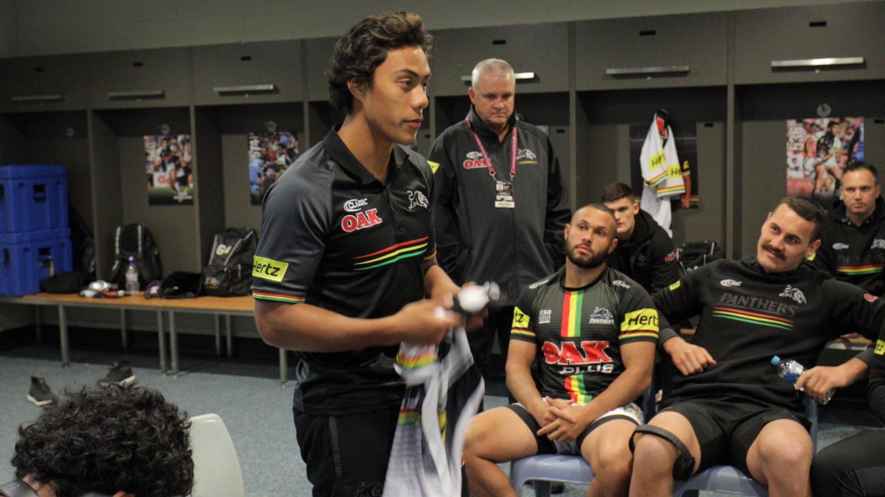 Jersey Presentation: Jarome Luai  Official website of the Penrith