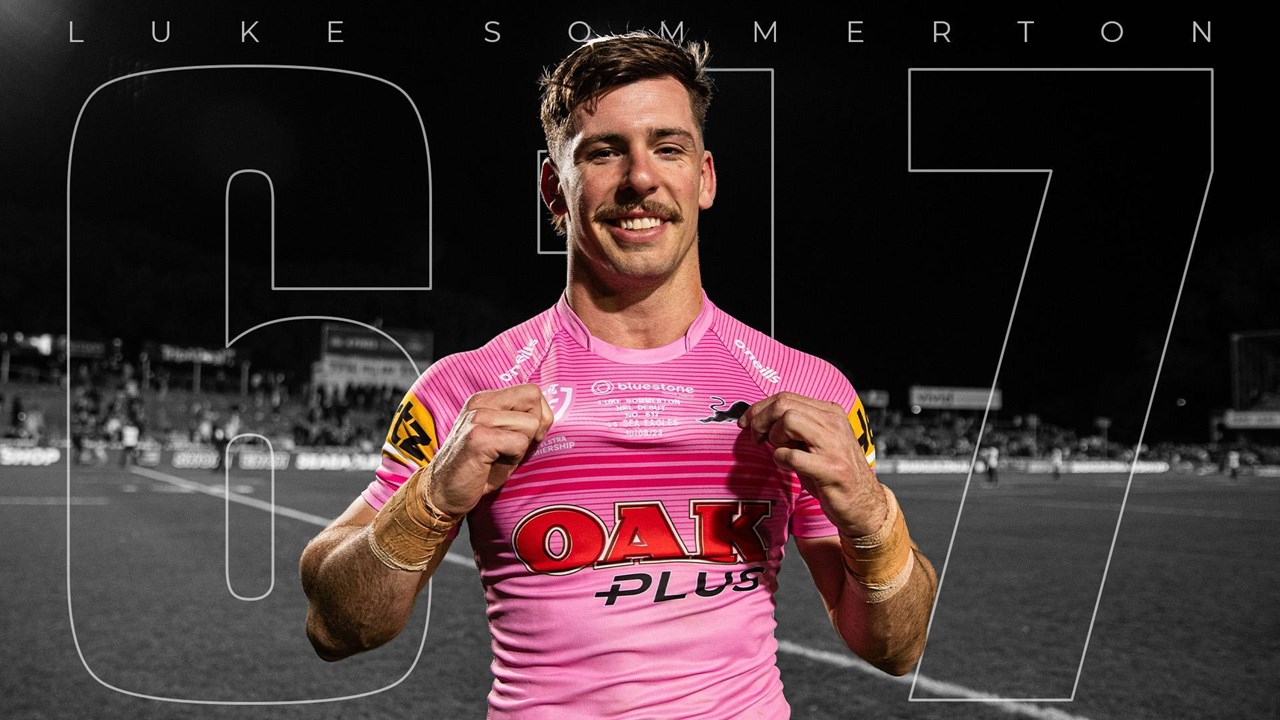 Luke Sommerton becomes Panther No. 617 | Official website of the Penrith  Panthers