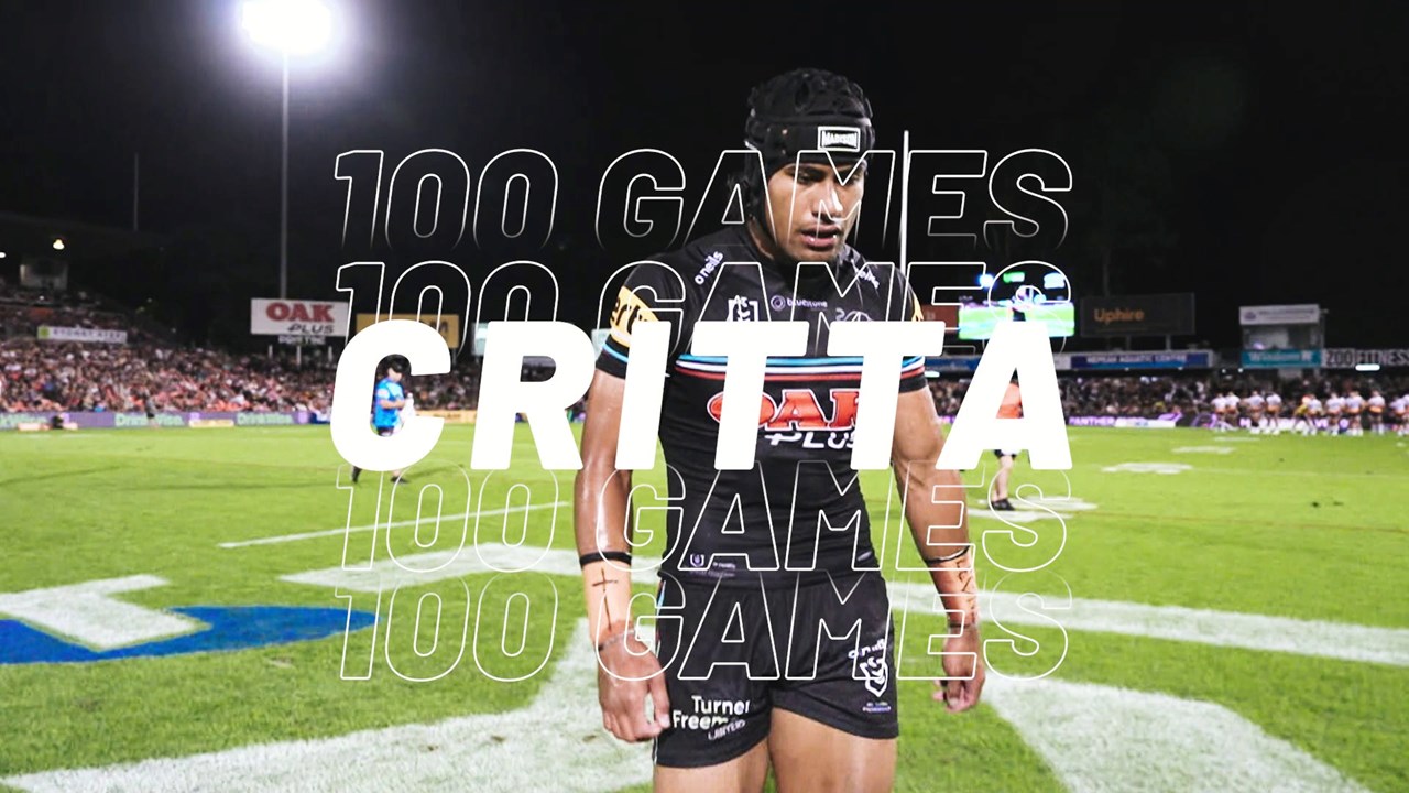 BIG. GAME. PLAYER. Stephen Crichton 100 NRL Games