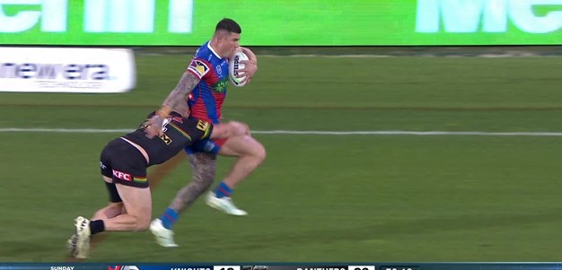 Edwards makes the tackle