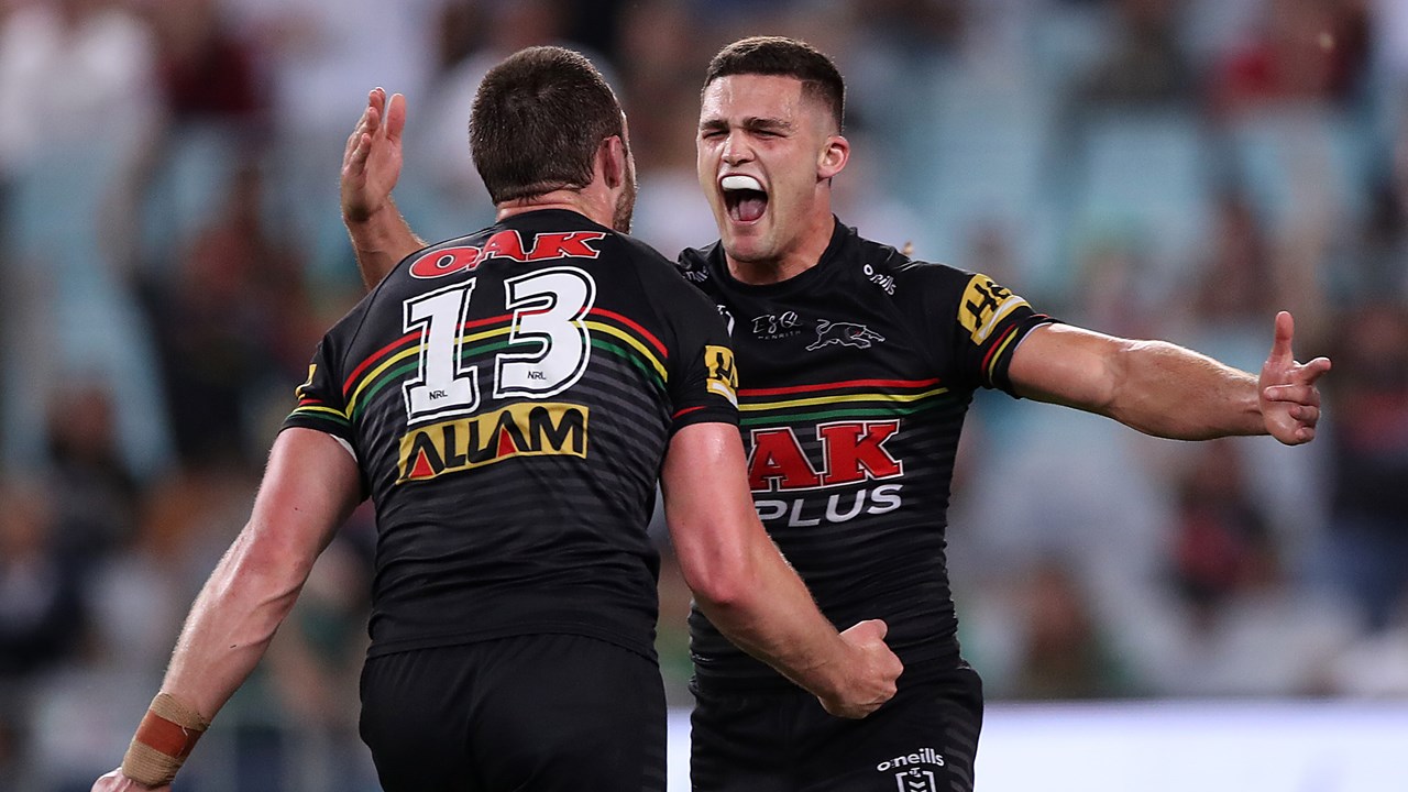 Panthers into NRL grand final after equalling win record against Rabbitohs, NRL