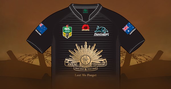 Panthers reveals 2022 ANZAC Jersey  Official website of the Penrith  Panthers